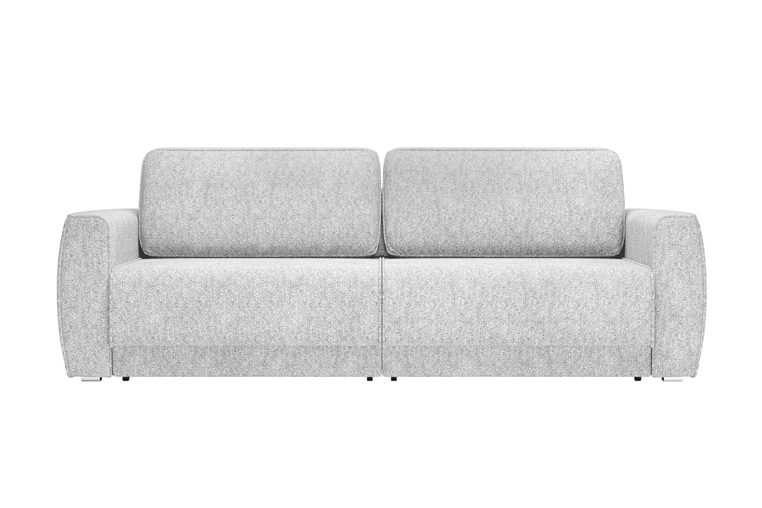 Женева 2S2P / Диван - кровать (еврокнижка) велюр bubble 2 светло-серый